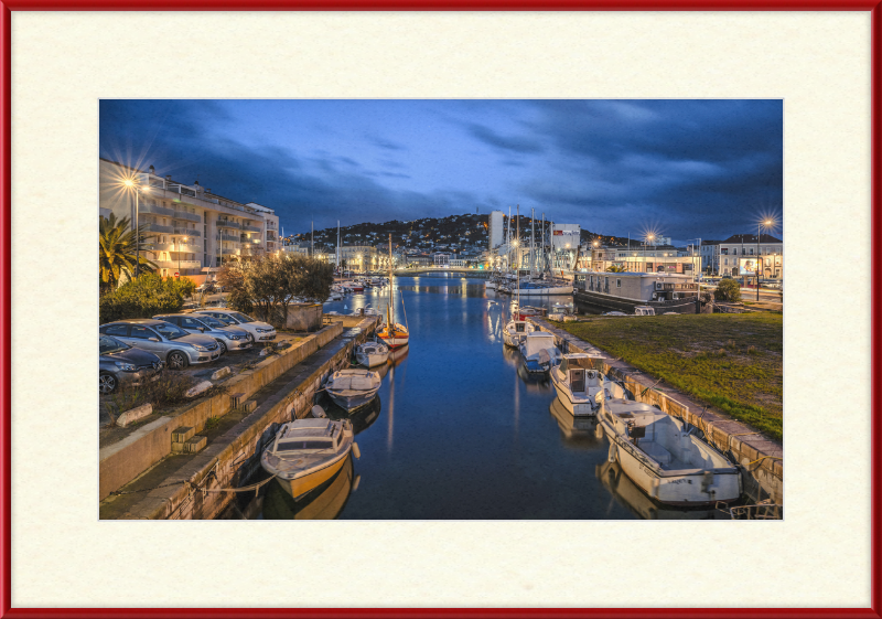 Sète's Canals - Great Pictures Framed