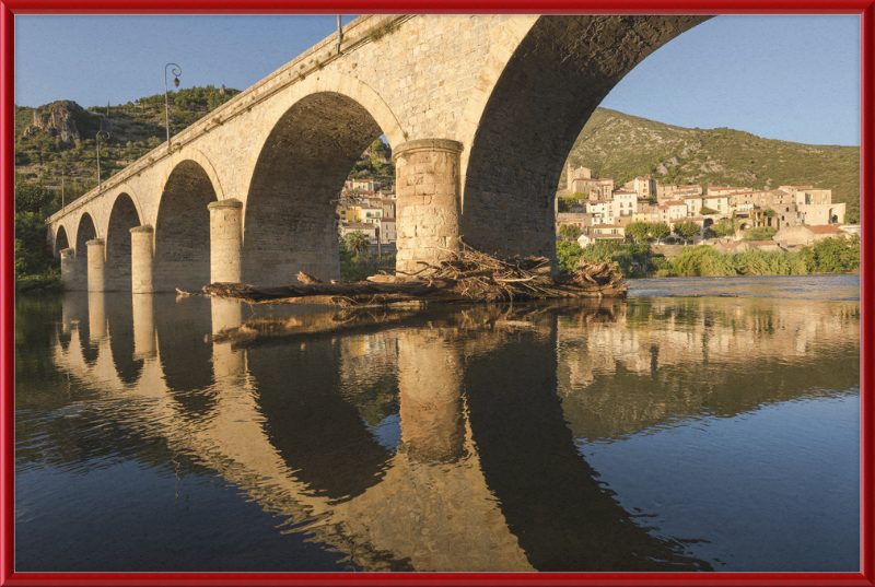 Pont sur l'Orb, Roquebrun (2) - Great Pictures Framed