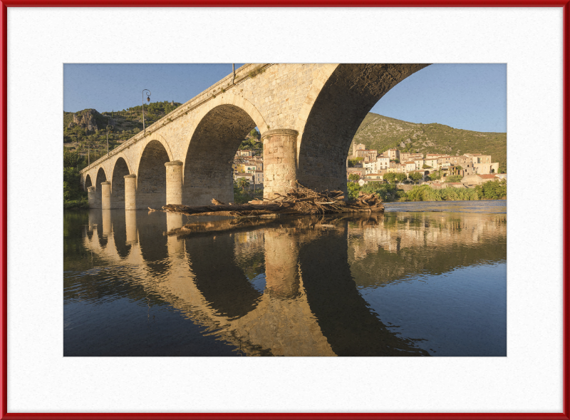 Pont sur l'Orb, Roquebrun (2) - Great Pictures Framed