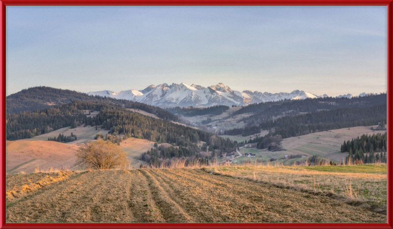 Tatry - Panorama Z Polskiego Spiszu - Great Pictures Framed