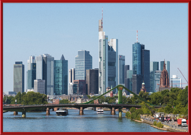 Skyline Frankfurt am Main - Great Pictures Framed