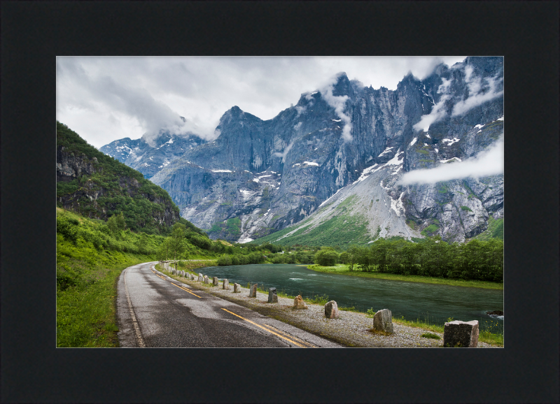 Romsdalen and Trolltindene with Some Clouds - Great Pictures Framed