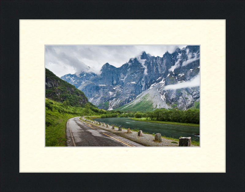 Romsdalen and Trolltindene with Some Clouds - Great Pictures Framed