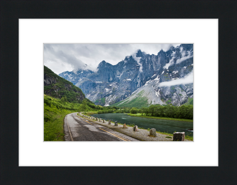 Romsdalen and Trolltindene with Some Clouds - Great Pictures Framed