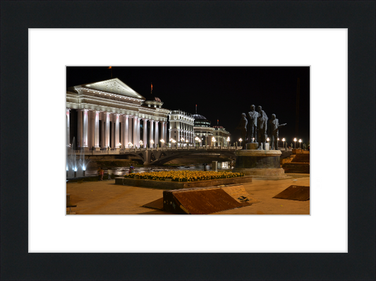 Archeological Museum of Macedonia by Night - Great Pictures Framed
