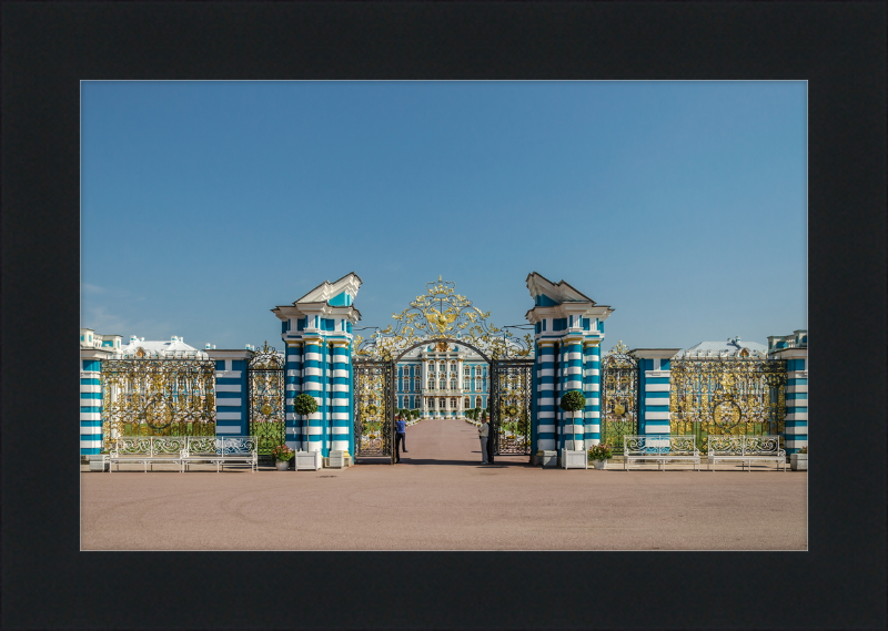 The Catherine Palace and Its Golden Gates in St. Petersburg - Great Pictures Framed