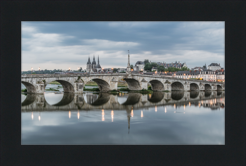 Bridge of Jacques-Gabriel in Blois - Great Pictures Framed