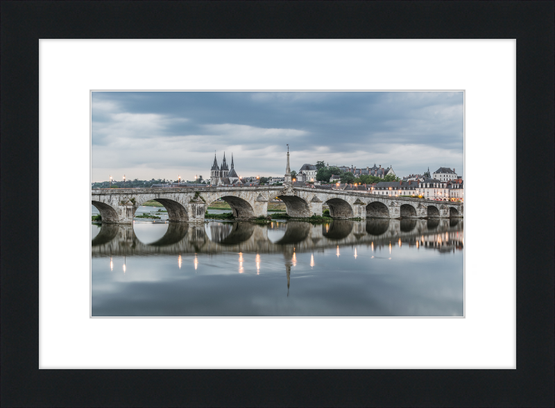 Bridge of Jacques-Gabriel in Blois - Great Pictures Framed