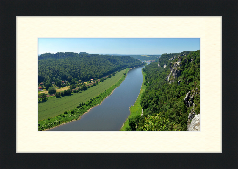 The Elbe in Saxon Switzerland - Great Pictures Framed