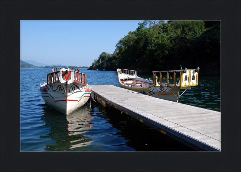 Two Boats in Mergozzo - Great Pictures Framed