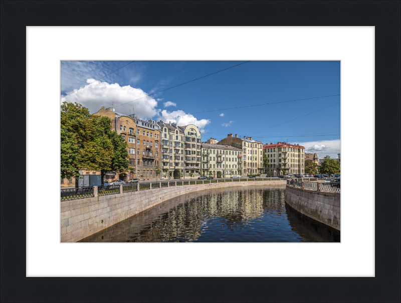 Karpovka River Embankment - Great Pictures Framed