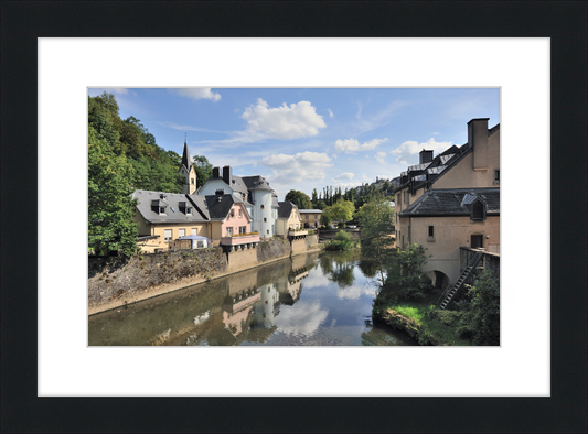 Luxembourg Pfaffenthal Alzette Béinchen - Great Pictures Framed