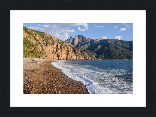 The Beach in Bussaglia,  France - Great Pictures Framed
