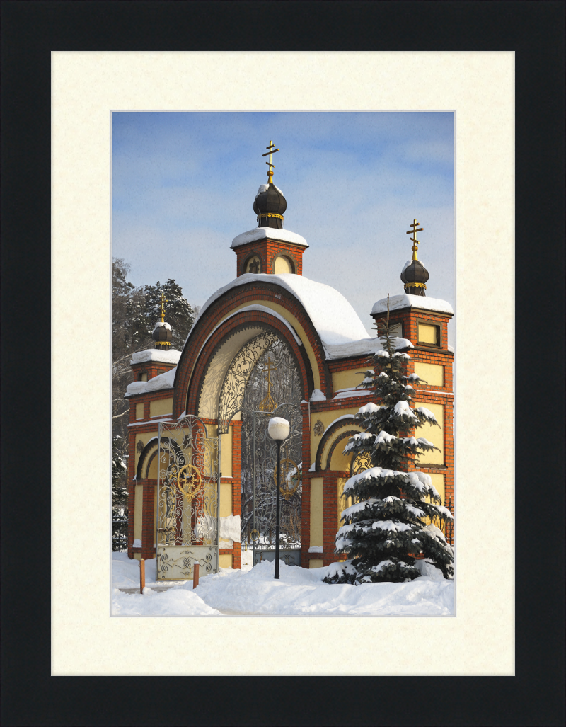 Gate to the Peter and Paul Church near Moscow - Great Pictures Framed