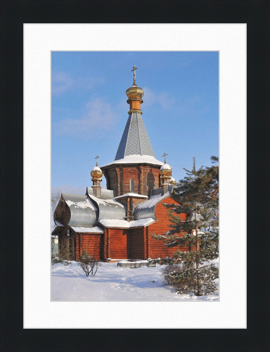The Church of the Iviron Theotokos in Zhukovsky, Moscow Oblast. - Great Pictures Framed