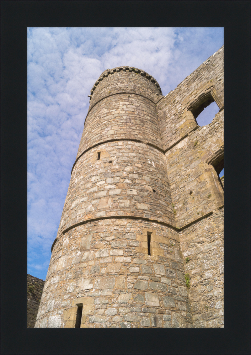Harlech Castle Gatehouse Tower, Merionethshire, Wales - Great Pictures Framed