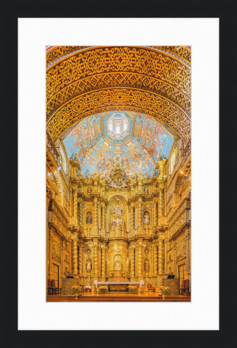 The Glorious Gold-Leafed Interiors of Iglesia de La Compañía, Quito - Great Pictures Framed
