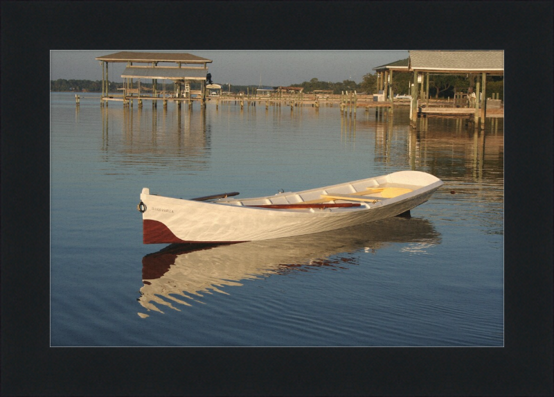 Winnie Davis 1880’s Skiff Named Barbashela - Great Pictures Framed