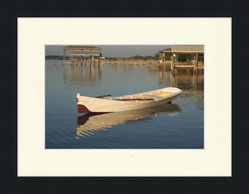 Winnie Davis 1880’s Skiff Named Barbashela - Great Pictures Framed