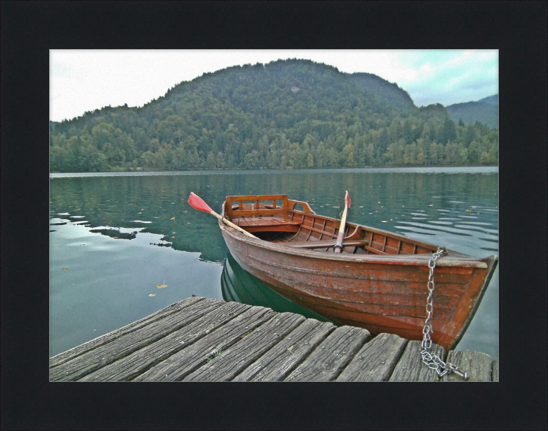 Our Little Row Boat - Bled Slovenia - Great Pictures Framed