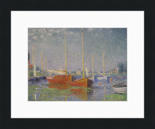 Red Boats at Argenteuil - Great Pictures Framed