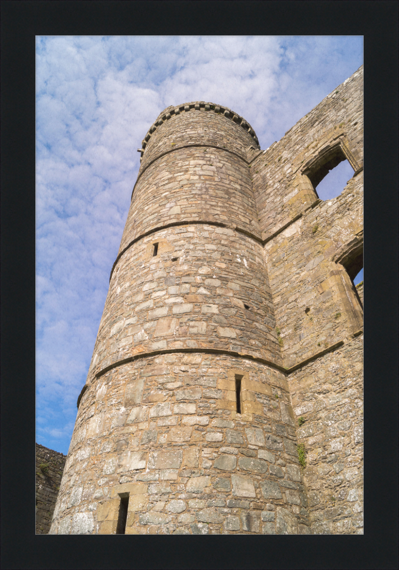 Harlech Castle Gatehouse Tower, Merionethshire, Wales - Great Pictures Framed