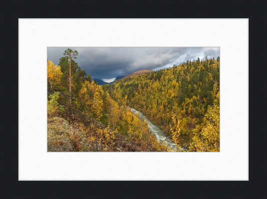 Graddiselva River in Junkerdalen, Saltdal, Nordland, Norway - Great Pictures Framed