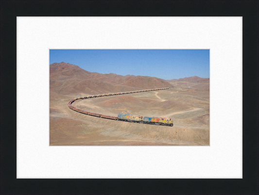 A Train in the Desert - Great Pictures Framed