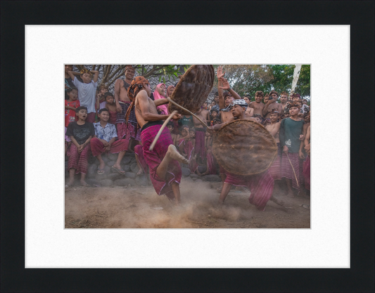 Peresean Traditional Sport of Sasak Tribe - Great Pictures Framed