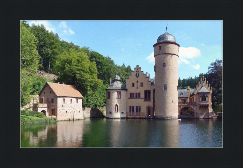 Wasserschloss Mespelbrunn - Great Pictures Framed