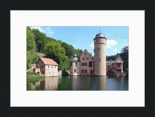Wasserschloss Mespelbrunn - Great Pictures Framed