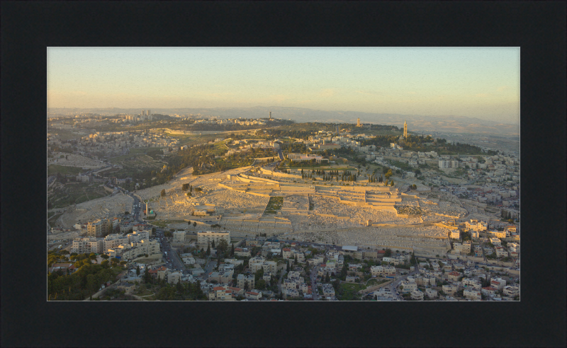 Sweeping Scenery of the Mount of Olives - Great Pictures Framed