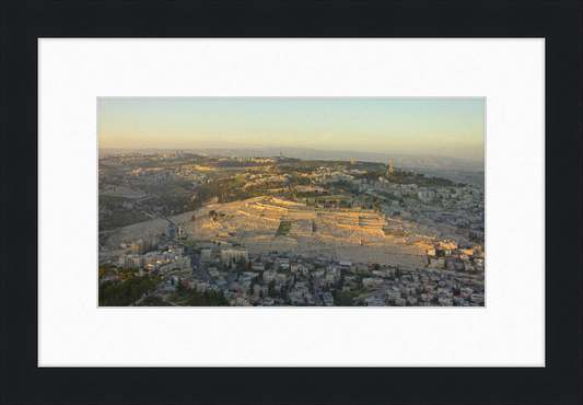 Sweeping Scenery of the Mount of Olives - Great Pictures Framed