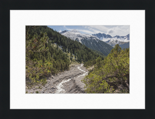 Bergtocht van S-charl naar Alp Sesvenna - Great Pictures Framed