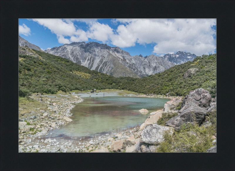 Blue Lake in Mount Cook - Great Pictures Framed