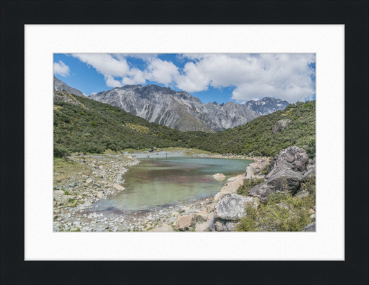 Blue Lake in Mount Cook - Great Pictures Framed