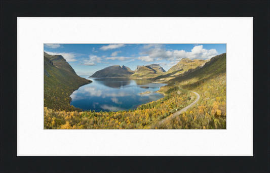 Wide View to Bergsbotn, Senja, Troms, Norway - Great Pictures Framed