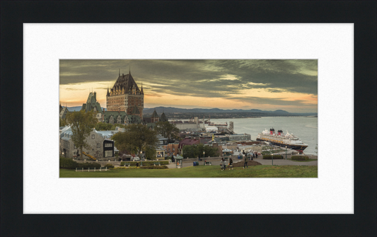 Château Frontenac and Surrounding City - Great Pictures Framed