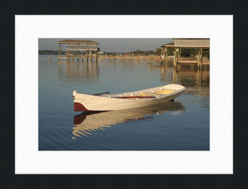 Winnie Davis 1880’s Skiff Named Barbashela - Great Pictures Framed