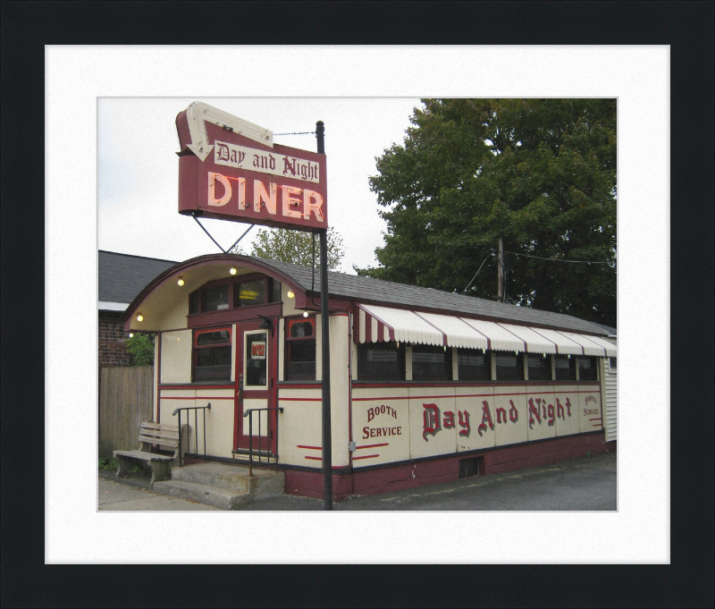 The Day and Night Diner - Great Pictures Framed