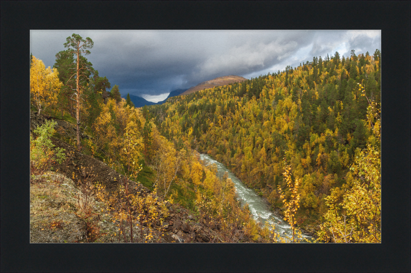 Graddiselva River in Junkerdalen, Saltdal, Nordland, Norway - Great Pictures Framed