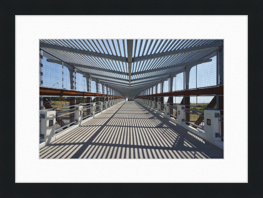 Pedestrian Bridge - University of North Texas - Great Pictures Framed