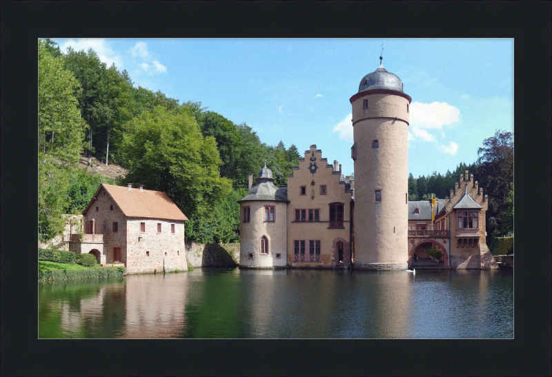 Wasserschloss Mespelbrunn - Great Pictures Framed