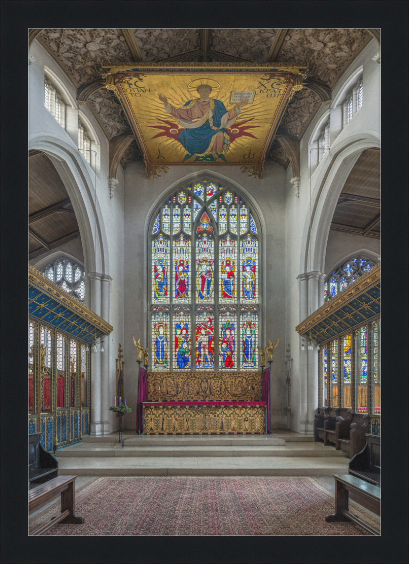 St Cyprian's Church Sanctuary, Clarence Gate, London, UK - Great Pictures Framed