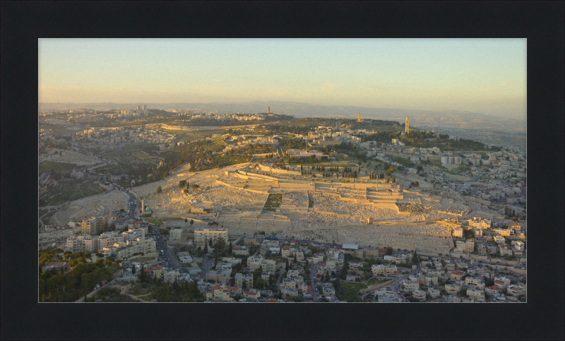 Sweeping Scenery of the Mount of Olives - Great Pictures Framed