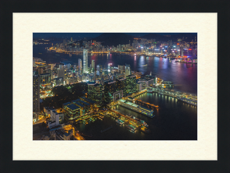 View of Victoria Harbor - Great Pictures Framed