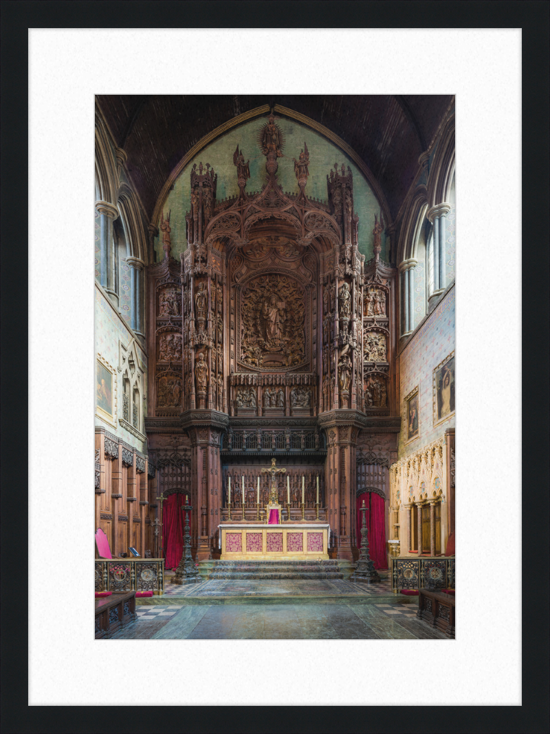 St Cuthbert's Church Philbeach Gardens Reredos, London, UK - Great Pictures Framed