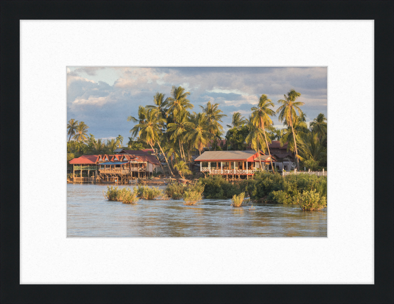 Riverbank of Don Khon (2) - Great Pictures Framed