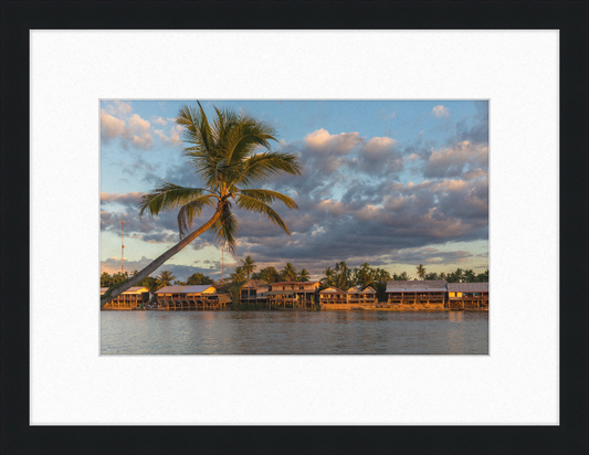 River bank of Don Khon - Great Pictures Framed