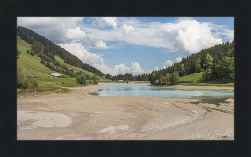 Breil-Brigels Reservoir - Great Pictures Framed